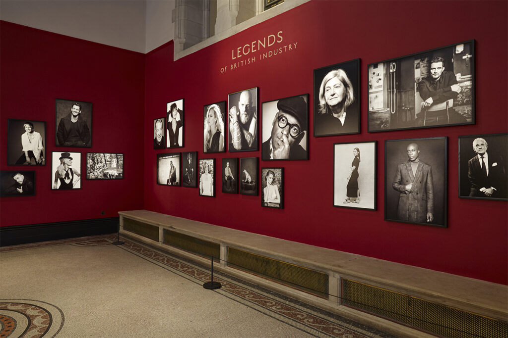 Zoë Law 'Legends of British Industry' at the National Portrait Gallery. Works produced as Giclée Fine Art prints by Genesis Imaging.