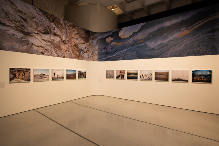 Chloe Dewe Mathews featured in 'RE/SISTERS: A Lens on Gender and Ecology' at the Barbican. C-type Photographic Prints by Genesis Imaging .