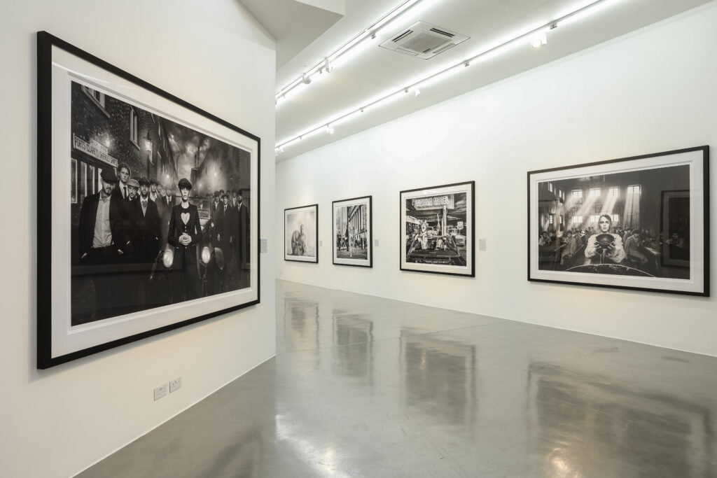 David Yarrow: 'Storytelling' at Maddox Gallery. Bespoke Framing and Fabric-wrapped Mats by Genesis.