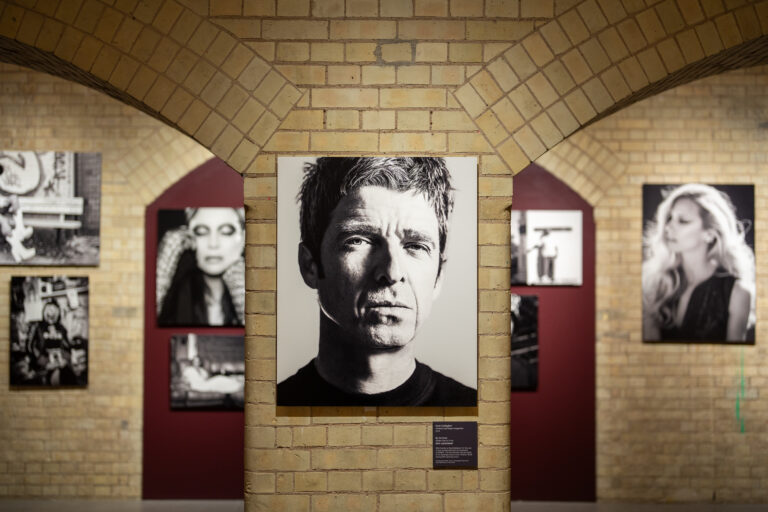 Zoë Law: 'LEGENDS' at the National Portrait Gallery. Installation photography by Neil Speakman. Bespoke Fabric Lightboxes and Giclée Fine Art (Pigment) Prints mounted to Dibond by Genesis Imaging.