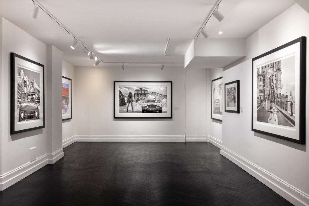 David Yarrow: The Collection at Maddox Gallery. Bespoke framing and hand-wrapped window mounts by Genesis Imaging